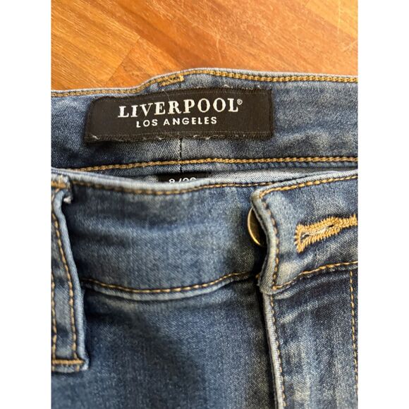 Liverpool Long Denim Skirt Size 29 US 8 - Picture 3 of 13